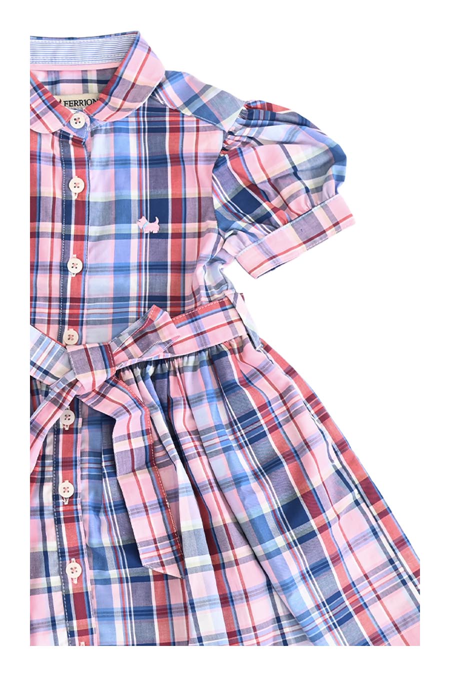 Vestido Kosuke Manga corta con cinto