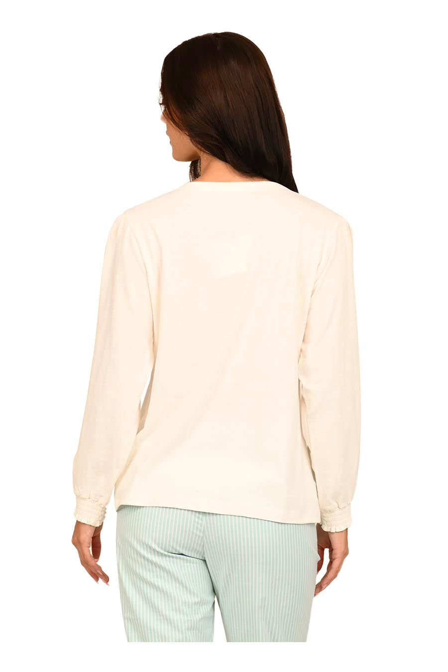 Playera Tiffany manga larga