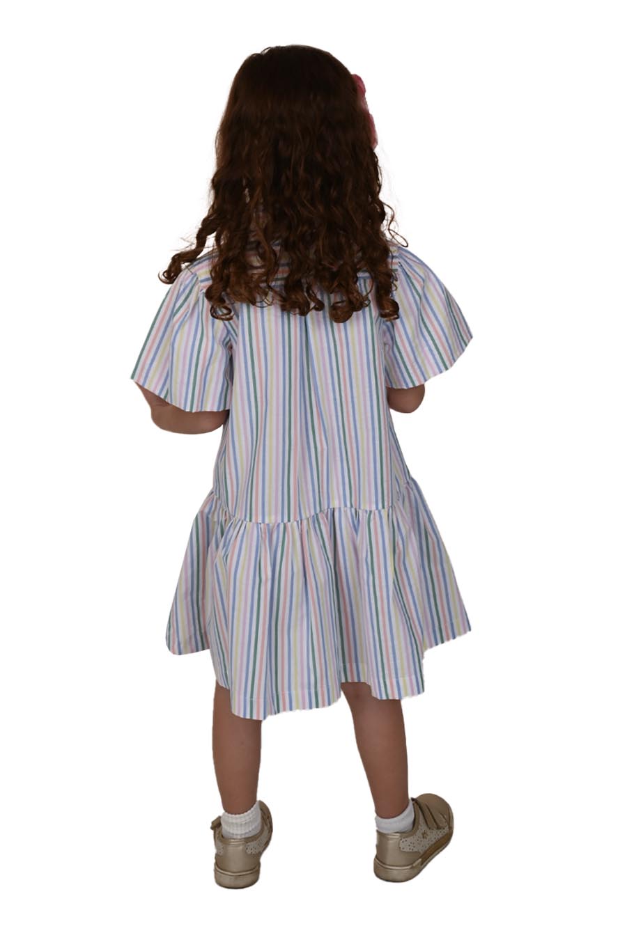 Vestido Gaina manga corta