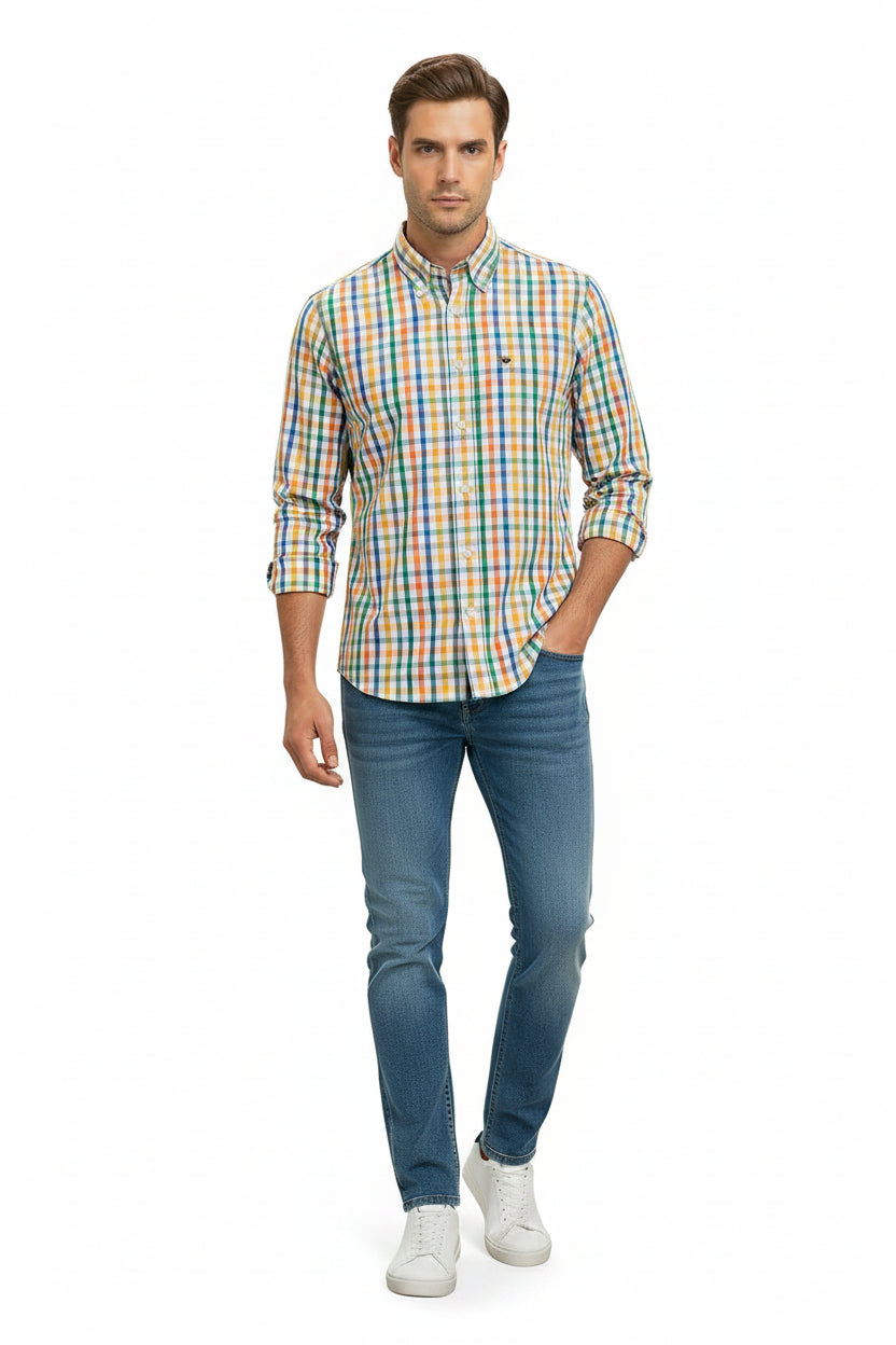 Camisa Shun manga larga