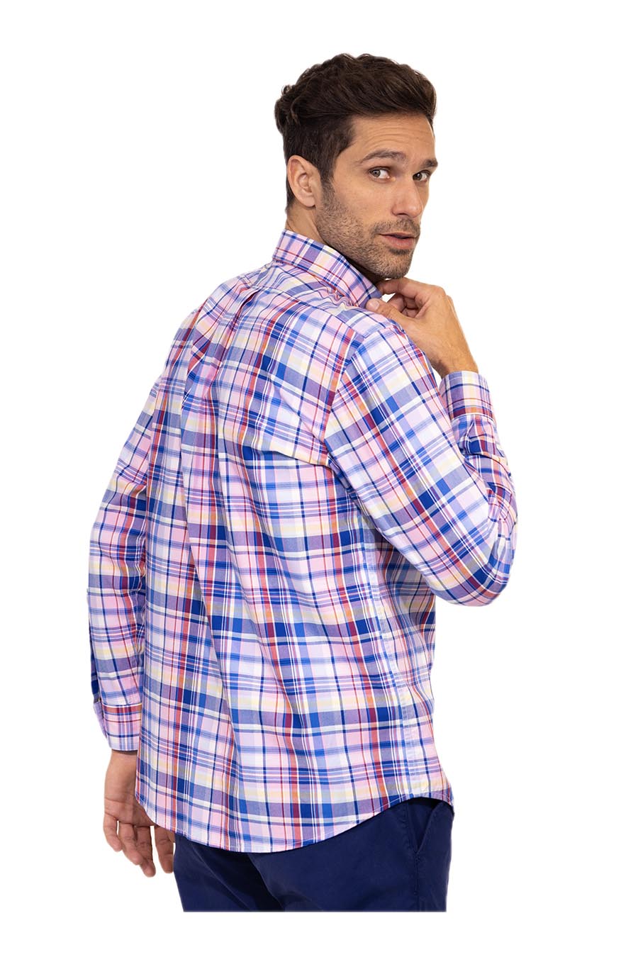Camisa Kosuke manga larga arremangable