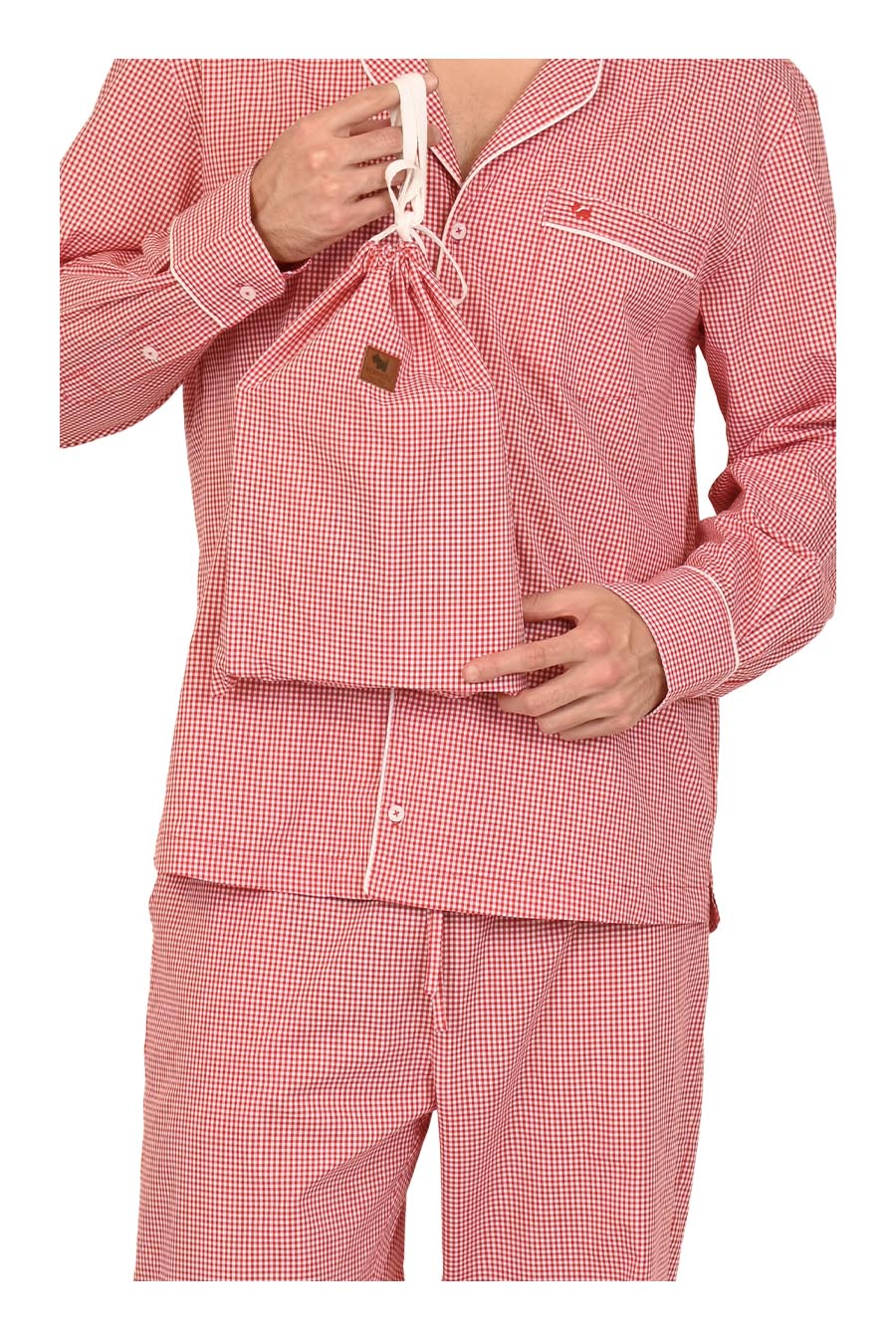 Conjunto Pijama Teddy con bolsa