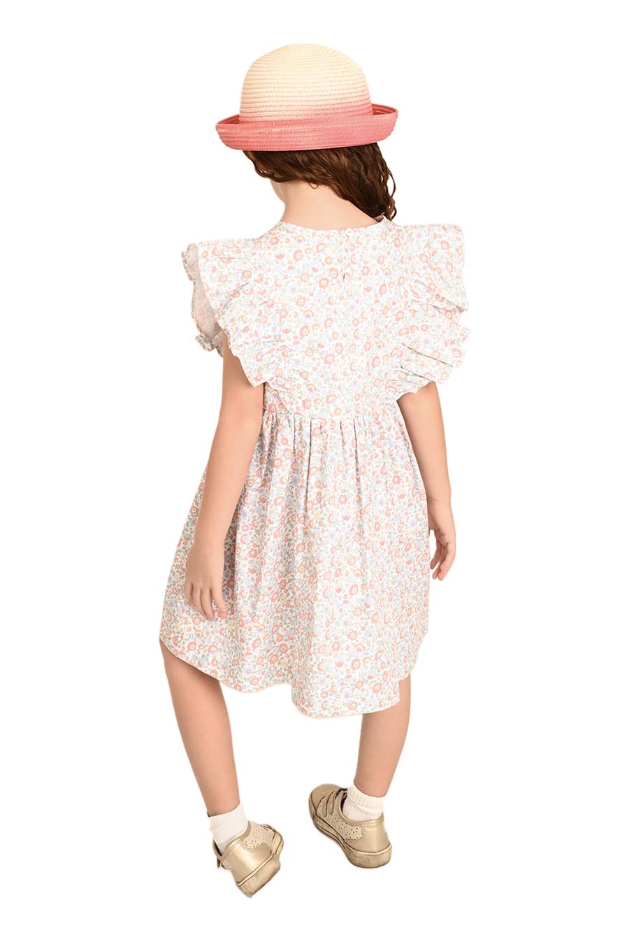 Vestido Sunrise manga corta