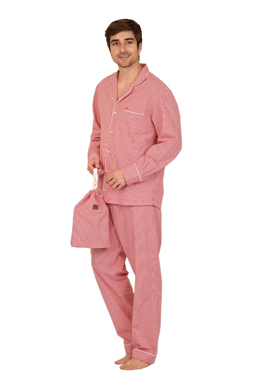 Conjunto Pijama Teddy con bolsa