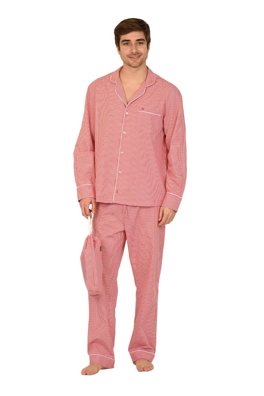 Conjunto Pijama Teddy con bolsa