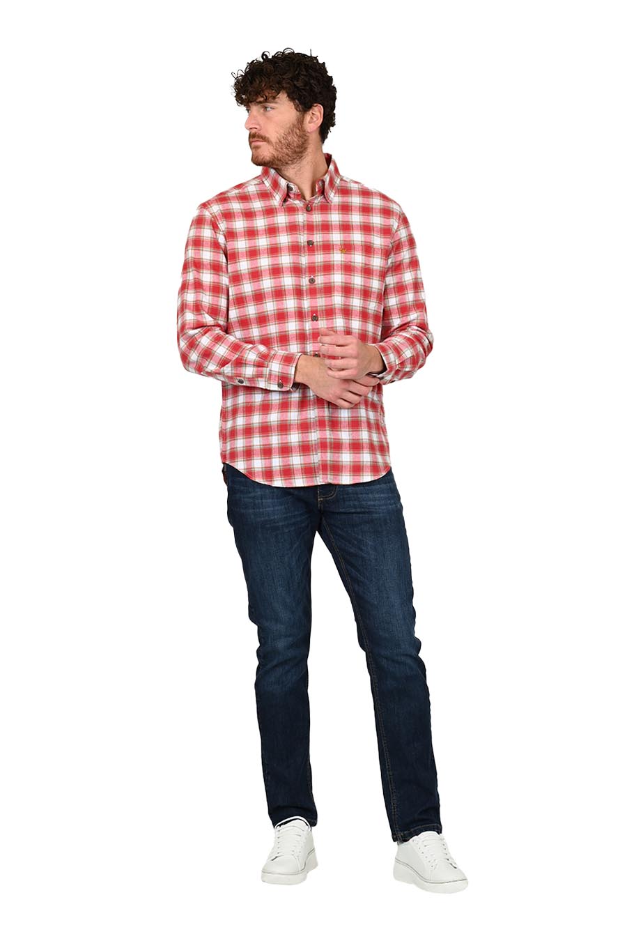 Camisa Gavina Manga Larga