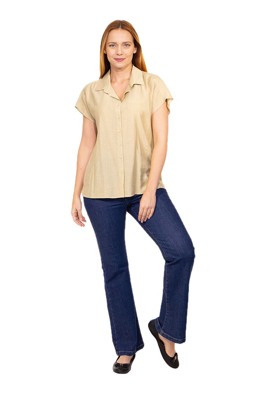 Blusa Bellaria Manga corta
