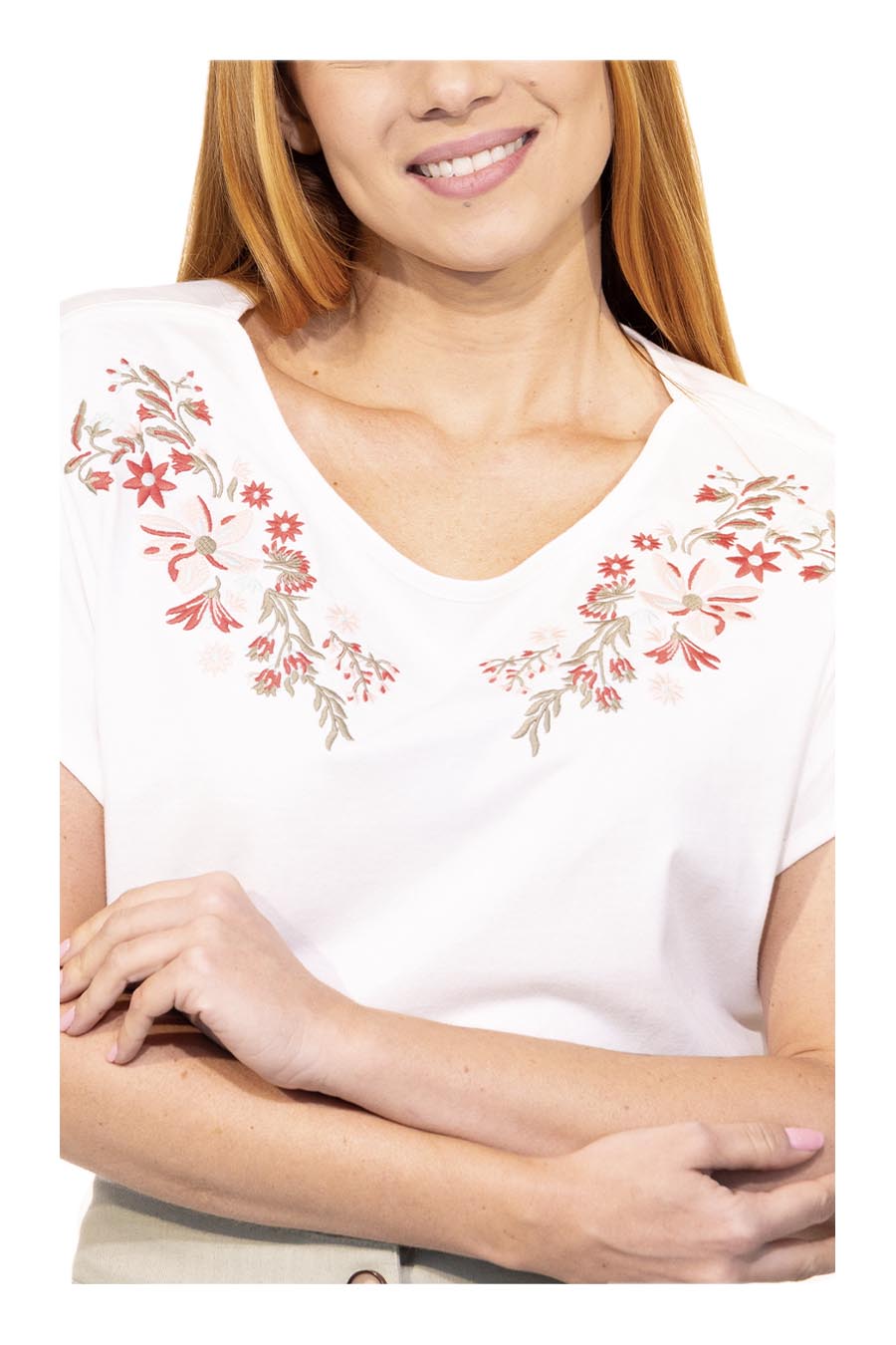 Playera Melania Manga corta