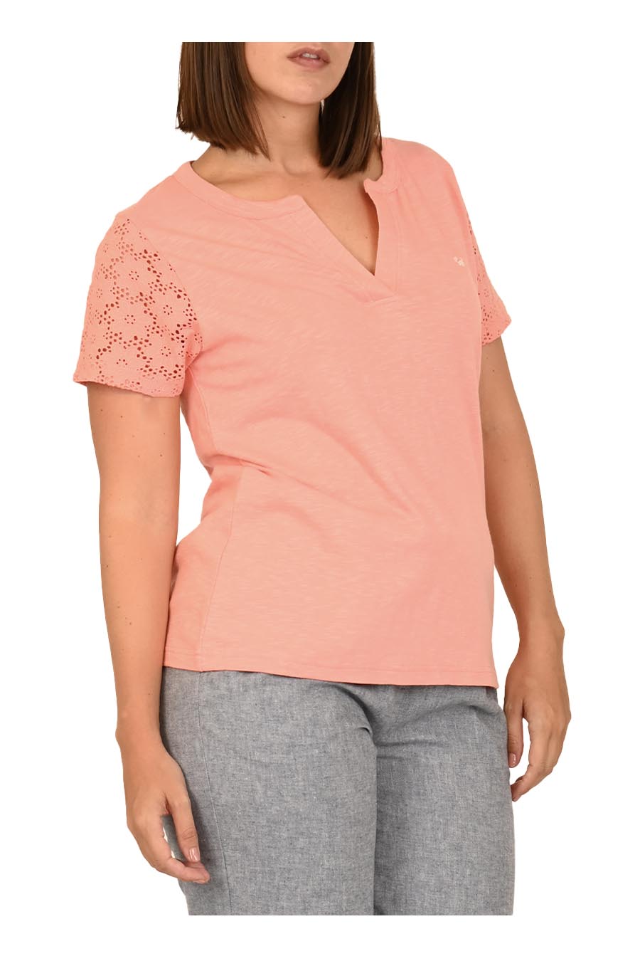 Playera Luisa manga corta