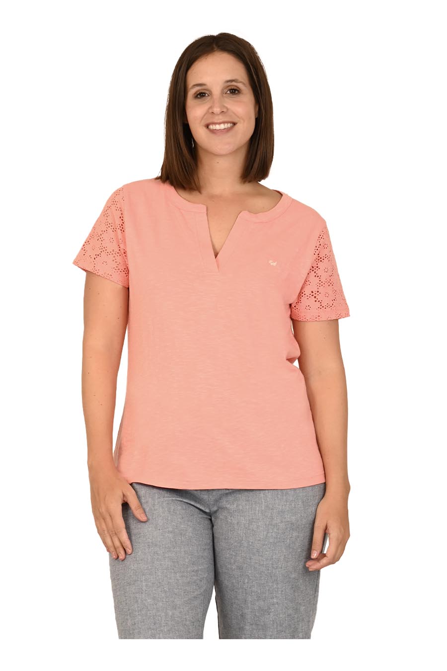 Playera Luisa manga corta