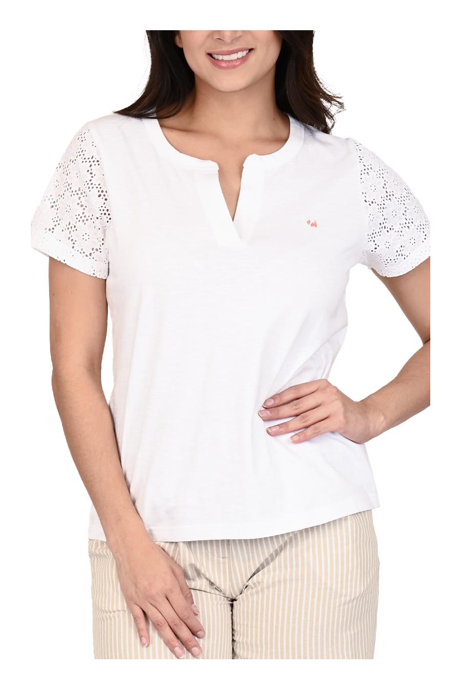 Playera Luisa manga corta
