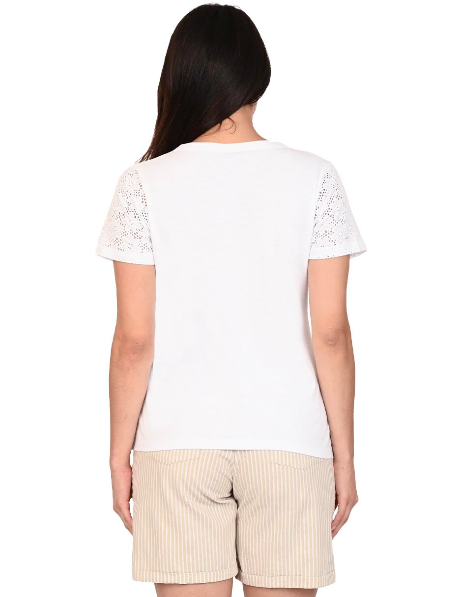 Playera Luisa manga corta