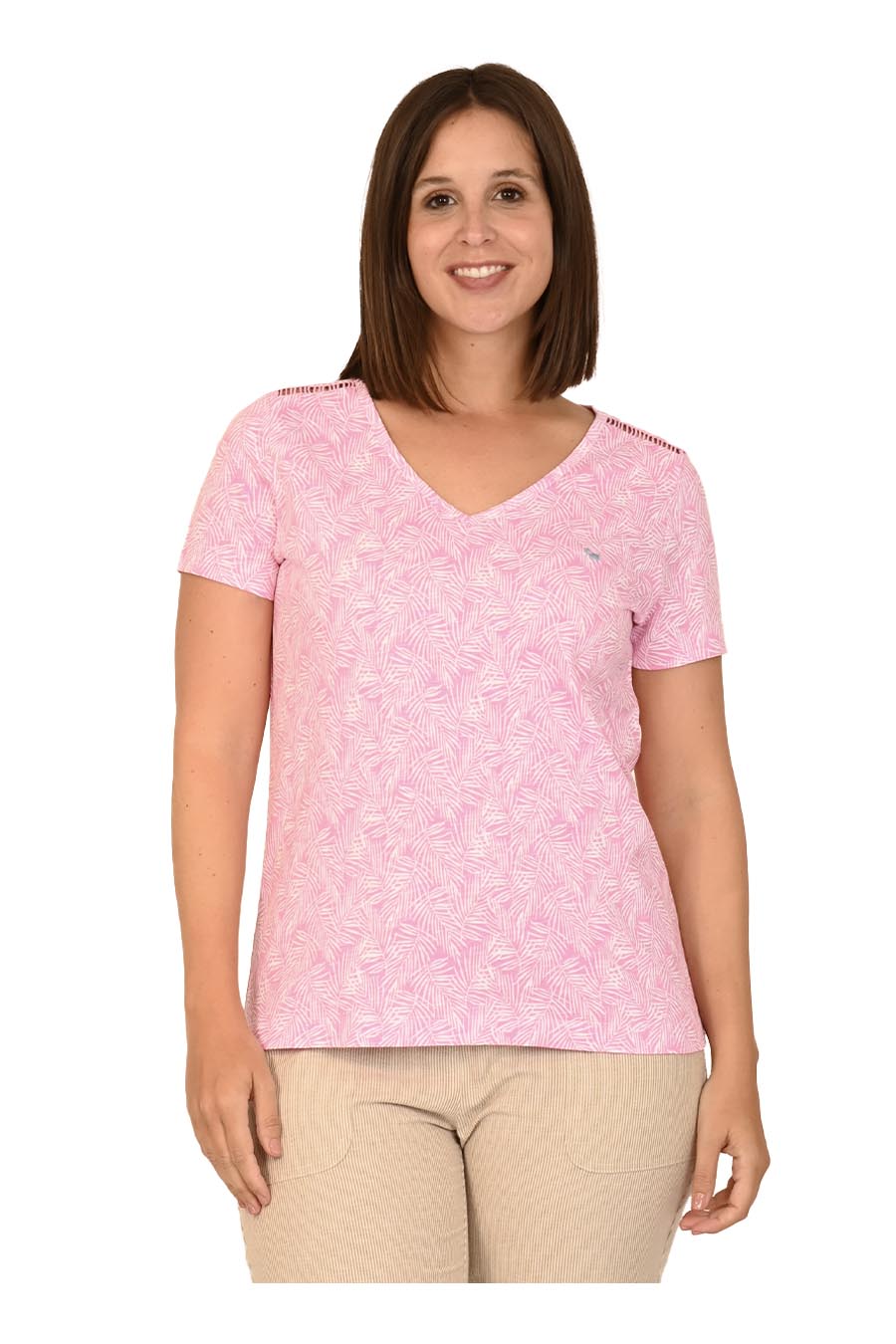 Playera Mariela manga corta