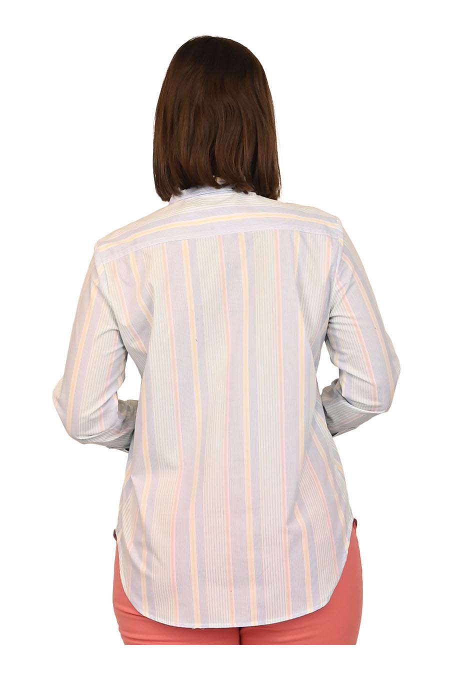 Blusa Maiko manga larga arremangable