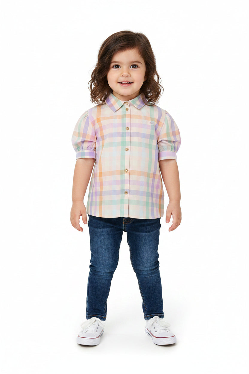Blusa Prisma Manga Corta