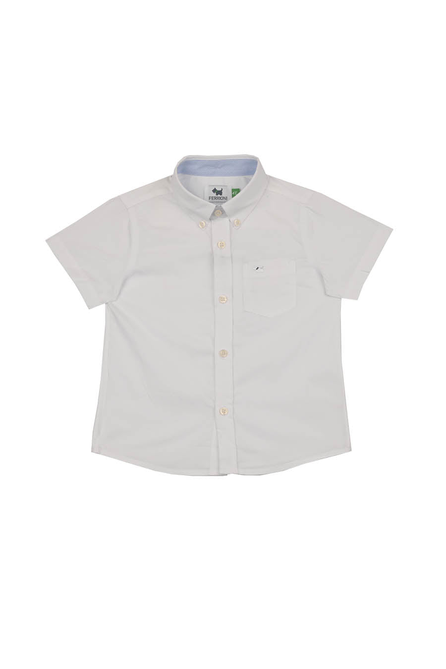 Camisa Fil a Fil Manga Corta