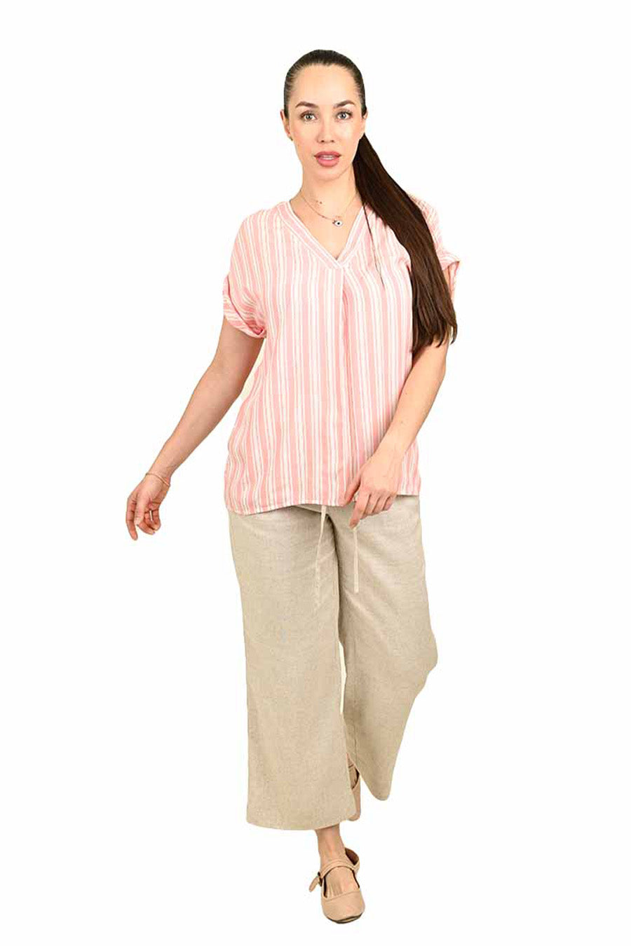 Blusa Rodena Manga Corta