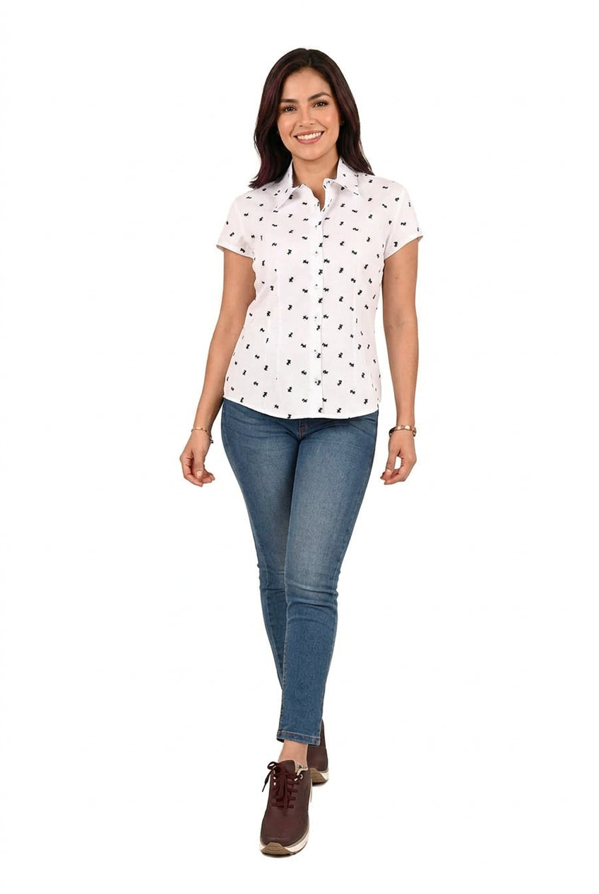 Blusa Perritos manga corta