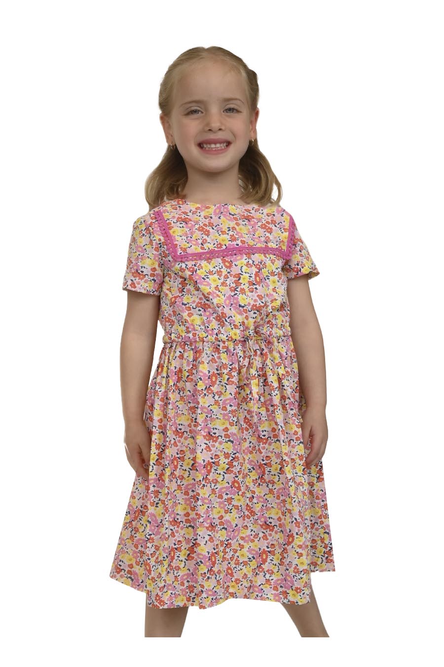 Vestido Bouquet Manga Corta