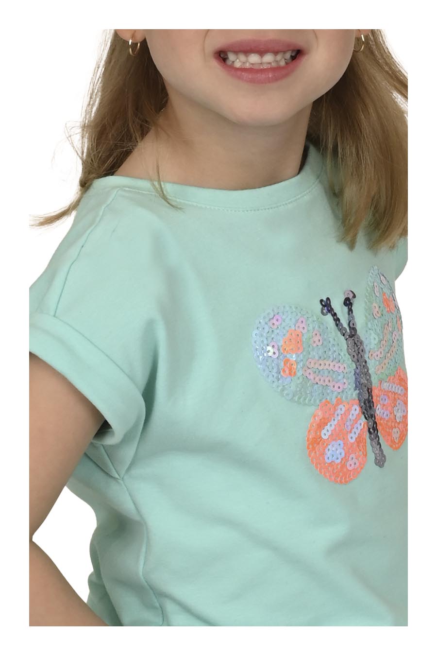 Playera Borboleta Manga Corta