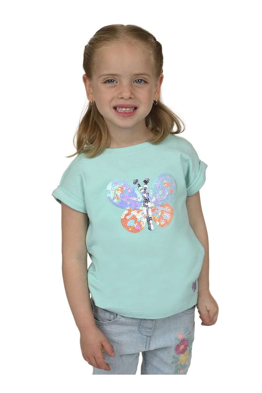 Playera Borboleta Manga Corta