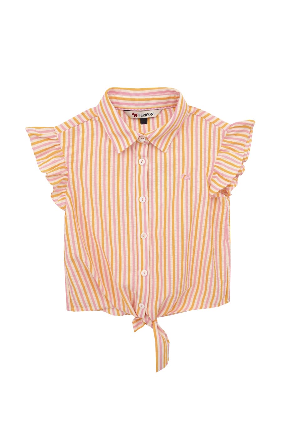 Blusa Mandarina Manga Corta