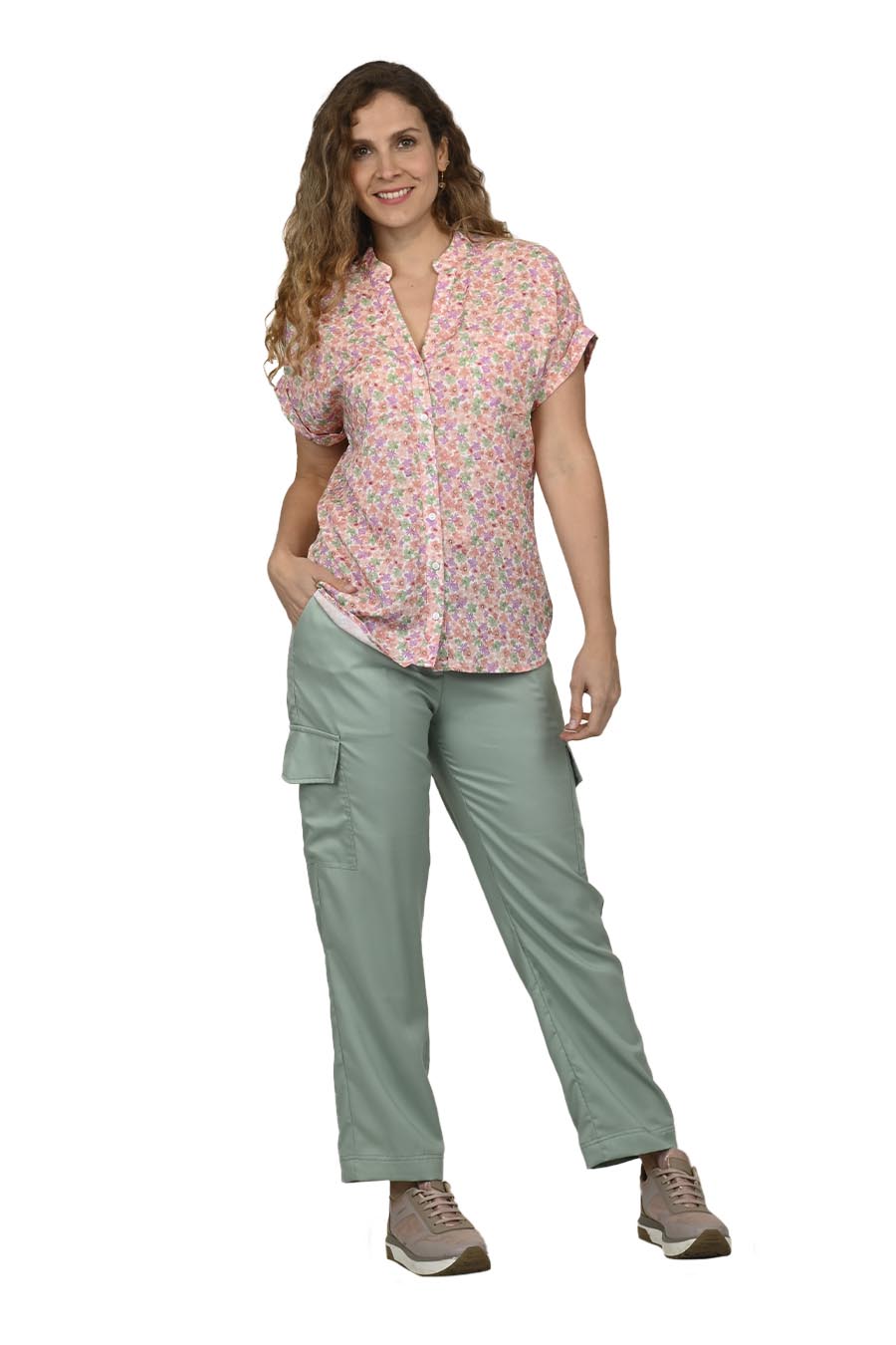 Blusa Daisy Manga Corta