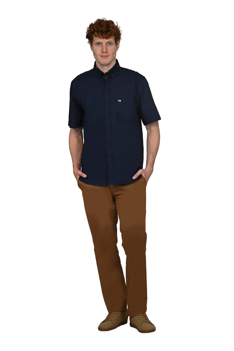 Camisa Bisa Manga Corta