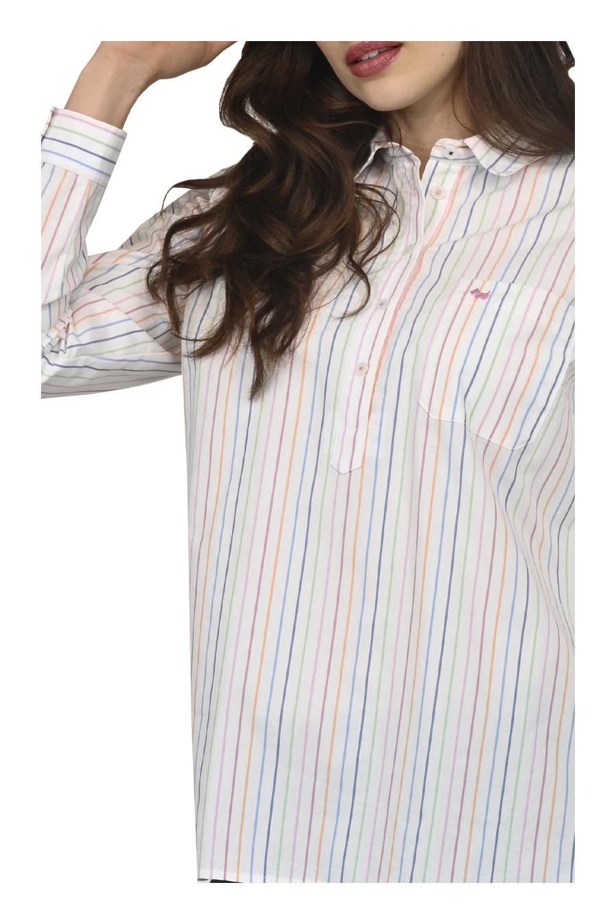 Blusa Dyeli Manga 3/4 Arremangable
