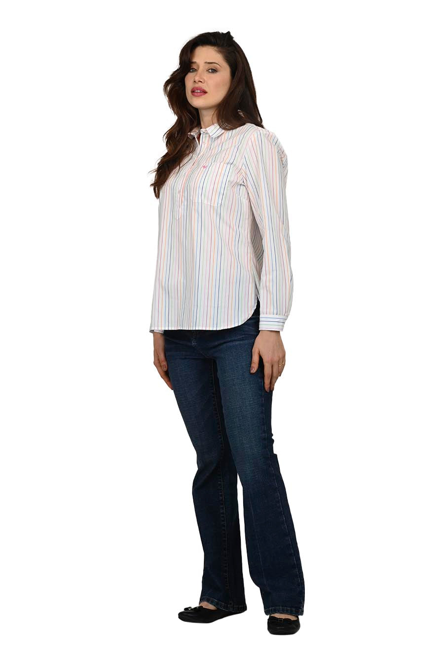 Blusa Dyeli Manga 3/4 Arremangable