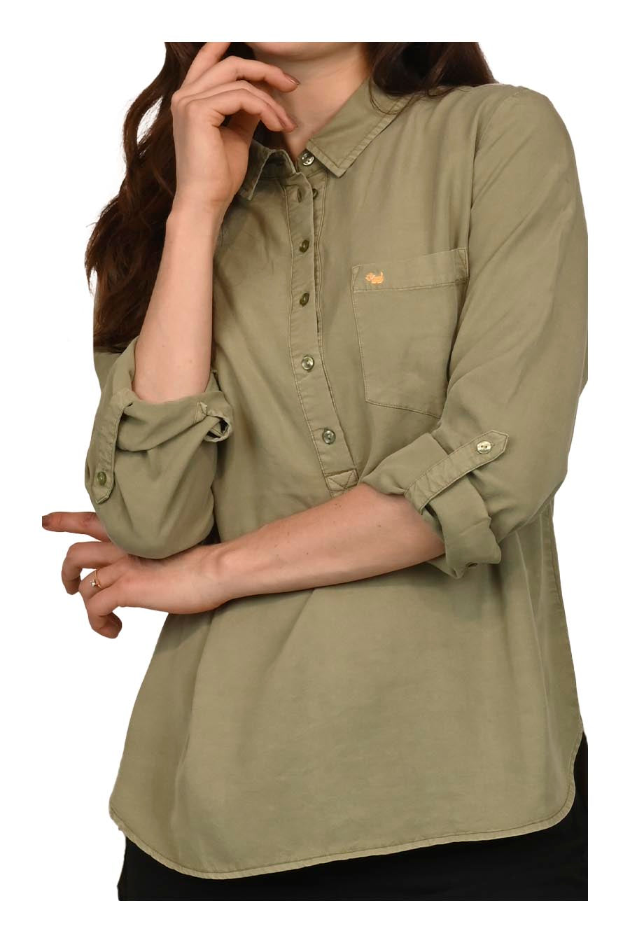 Blusa Adelaide Manga Larga