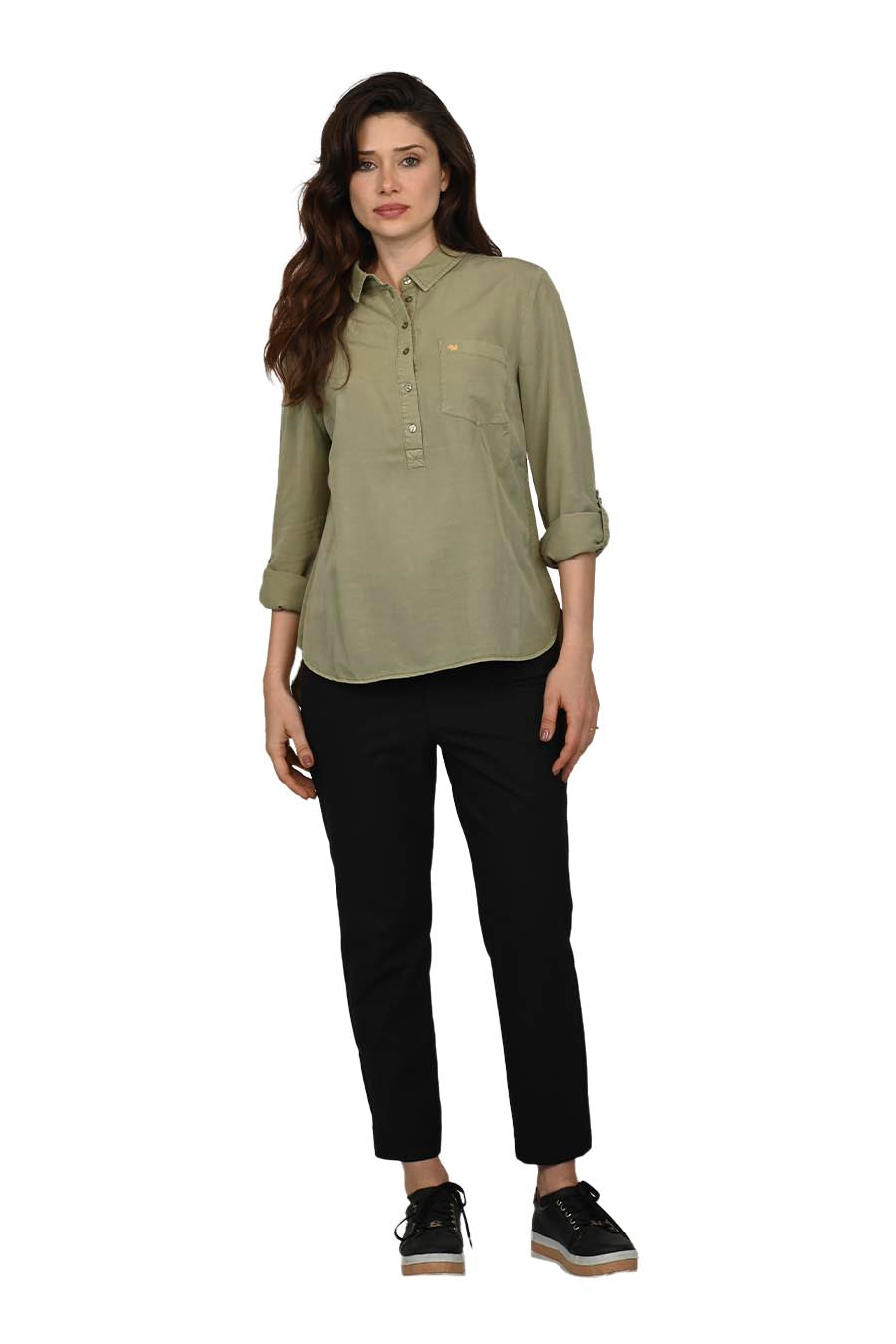 Blusa Adelaide Manga Larga