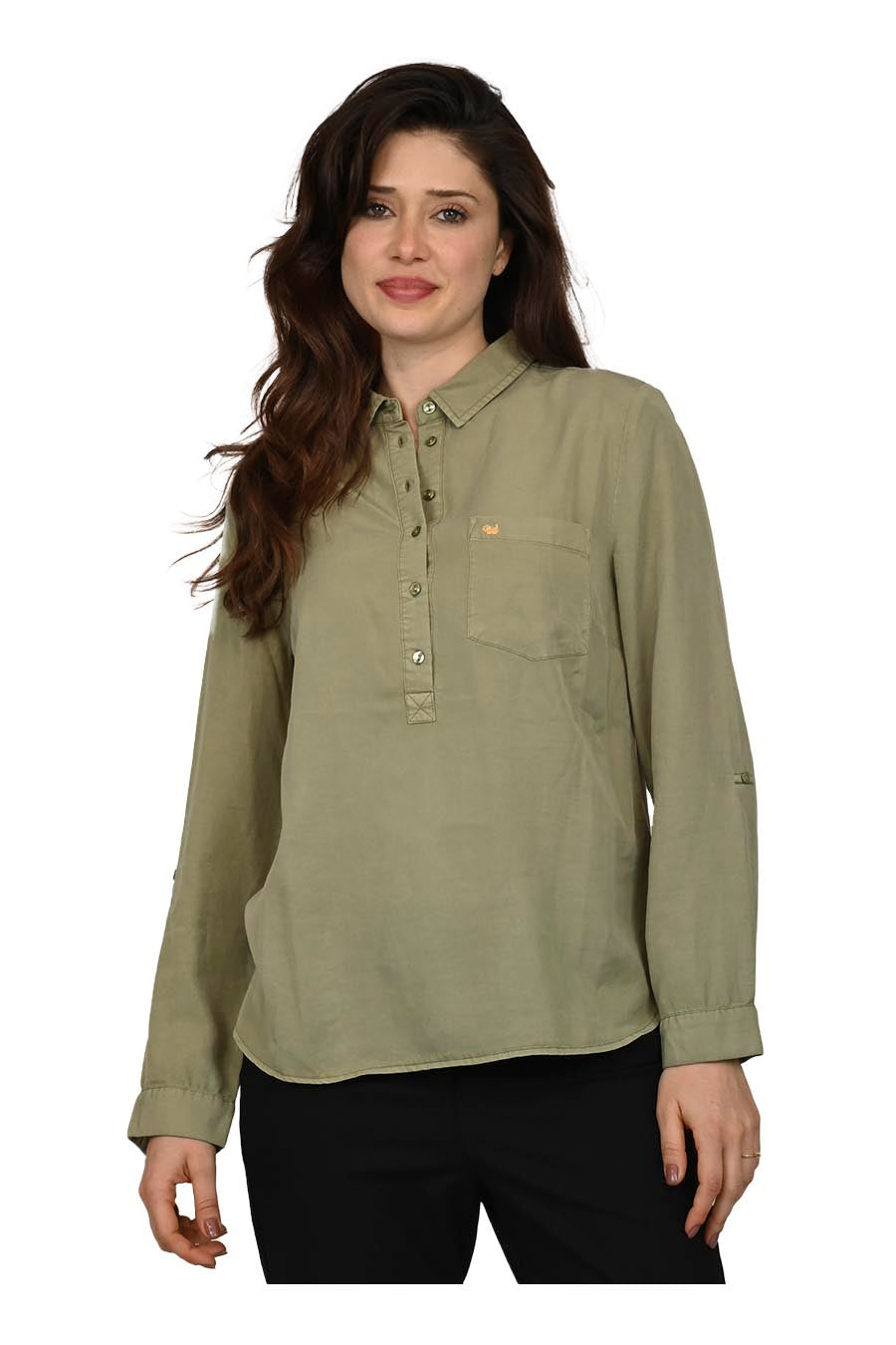 Blusa Adelaide Manga Larga