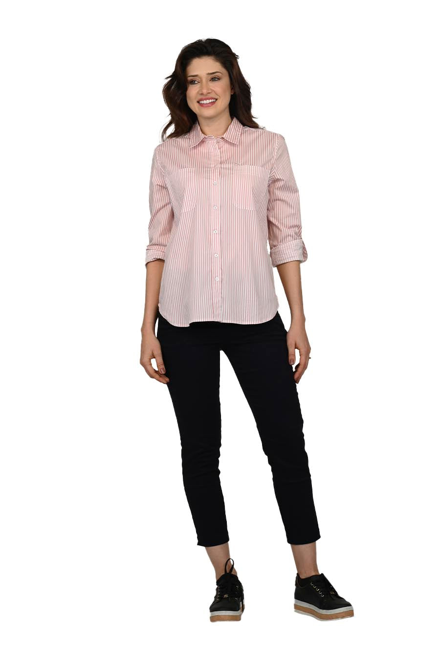 Blusa Dorina Manga Larga Arremangable