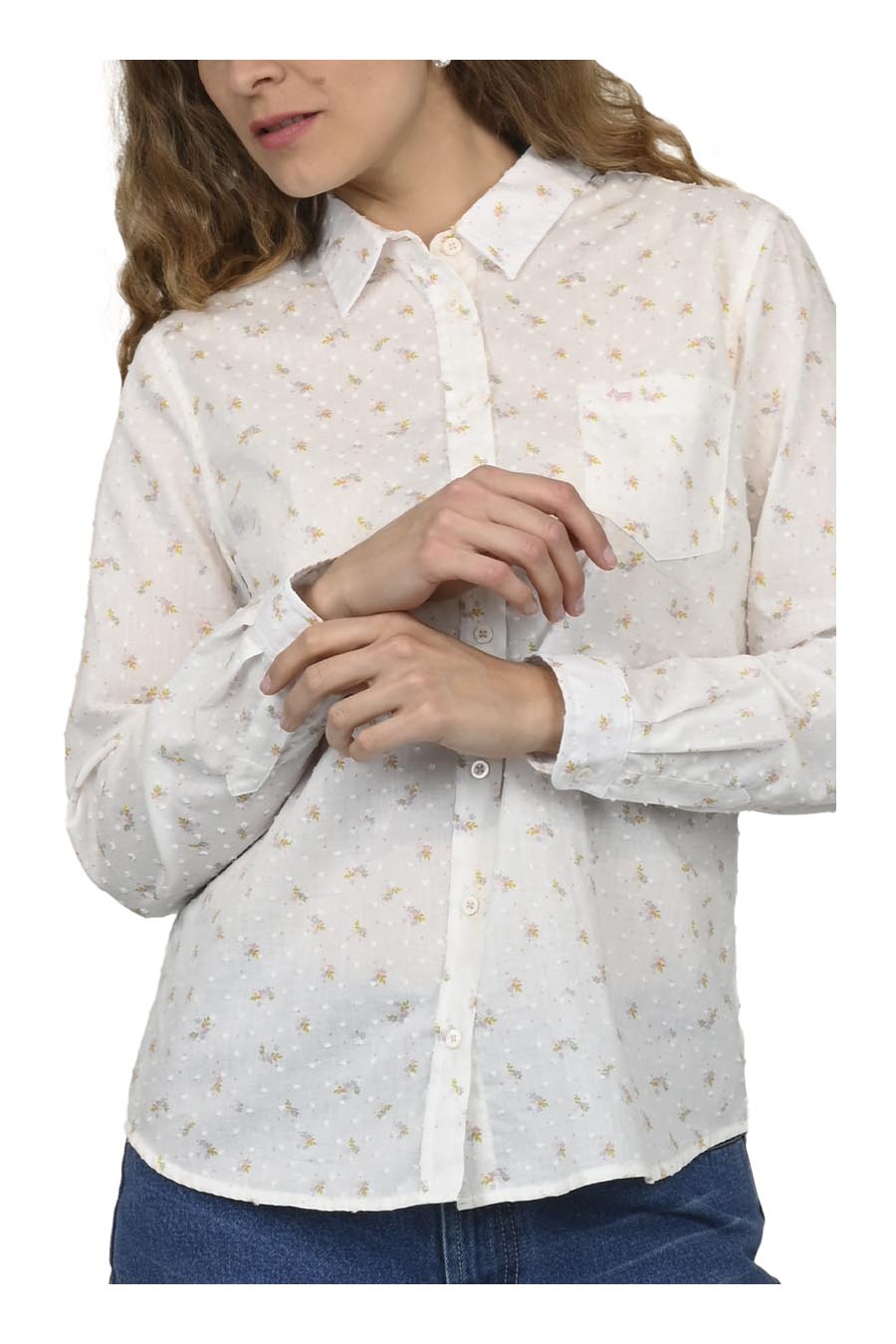 Blusa Natasia Manga Larga