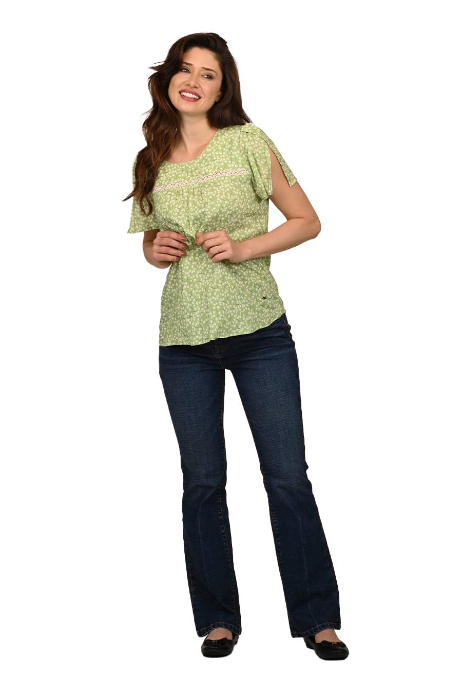 Blusa Kamila Manga Corta