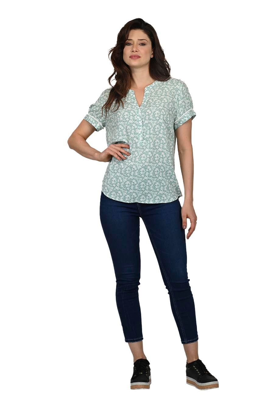 Blusa Ezana Manga Corta
