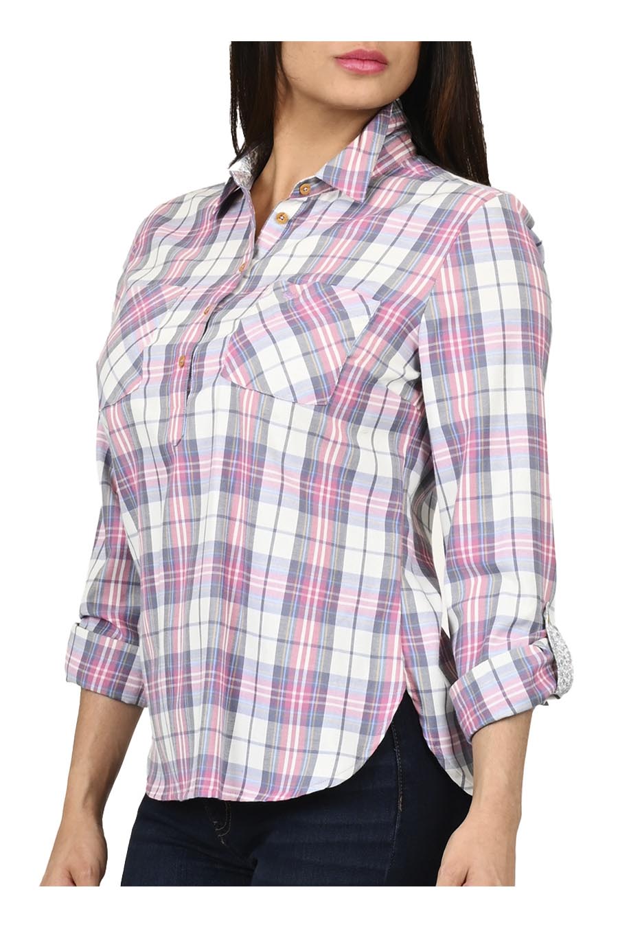 Blusa Kenty Manga Larga Arremangable