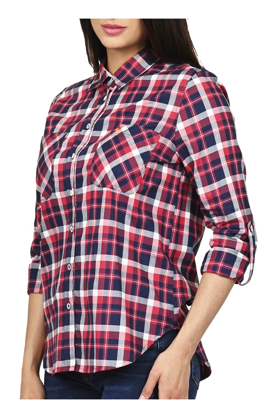 Blusa Alaymar Manga Larga Arremangable