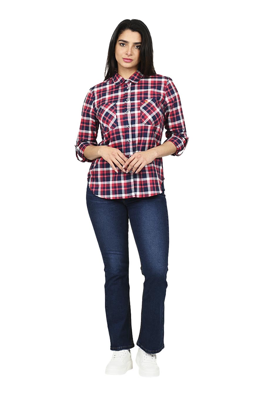Blusa Alaymar Manga Larga Arremangable