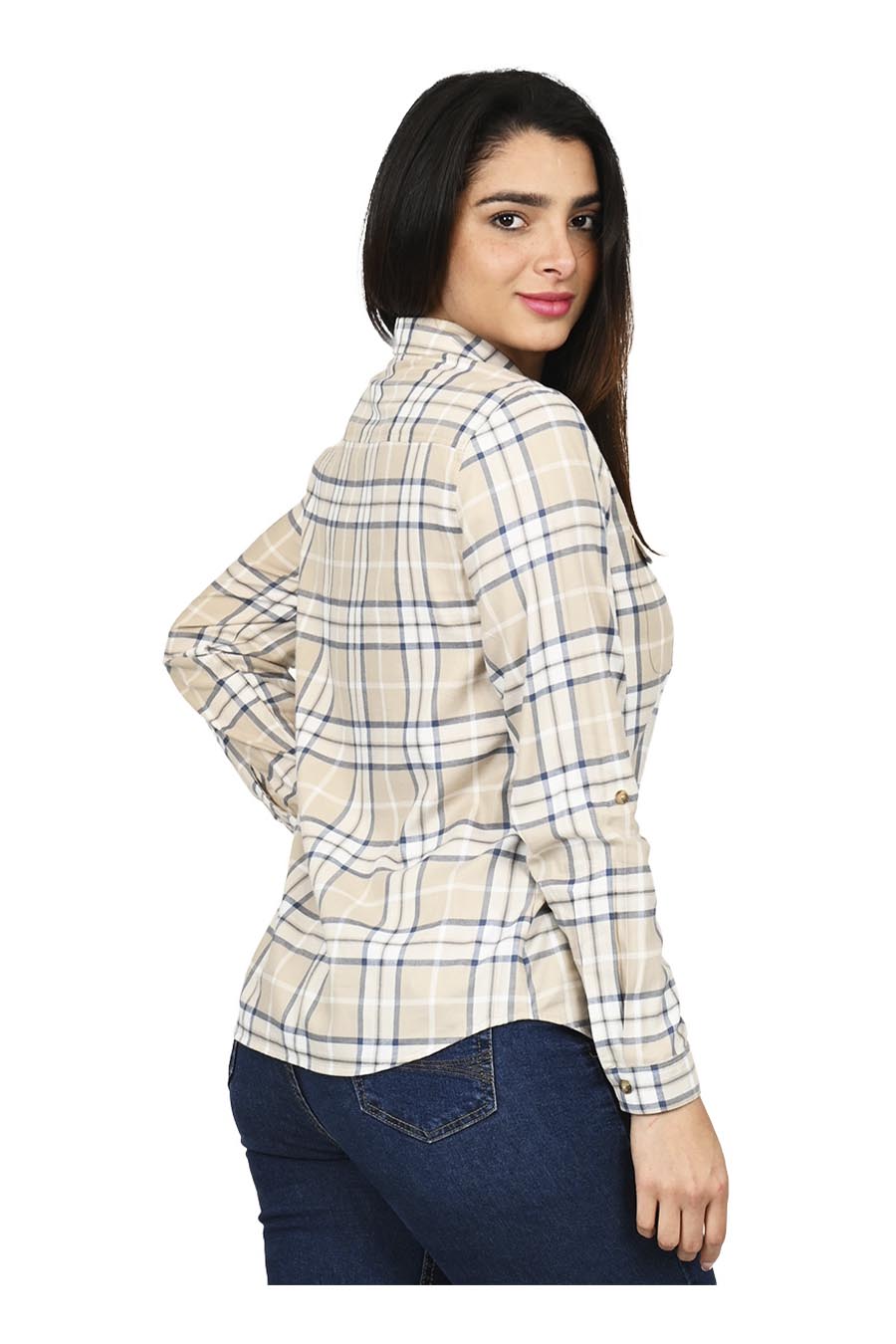 Blusa Adie Manga Larga Arremangable