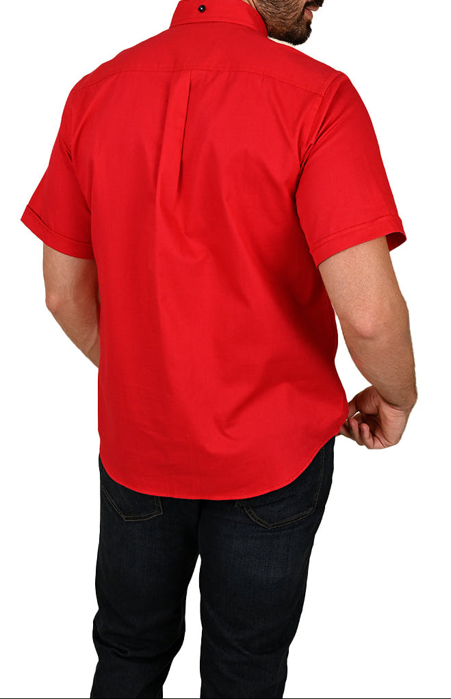 Camisa Gabardina manga corta