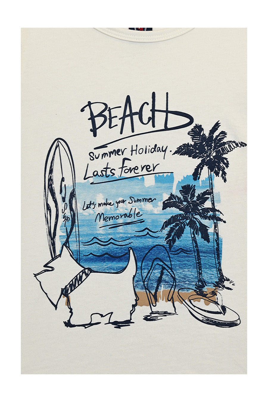 Playera Border Manga Corta