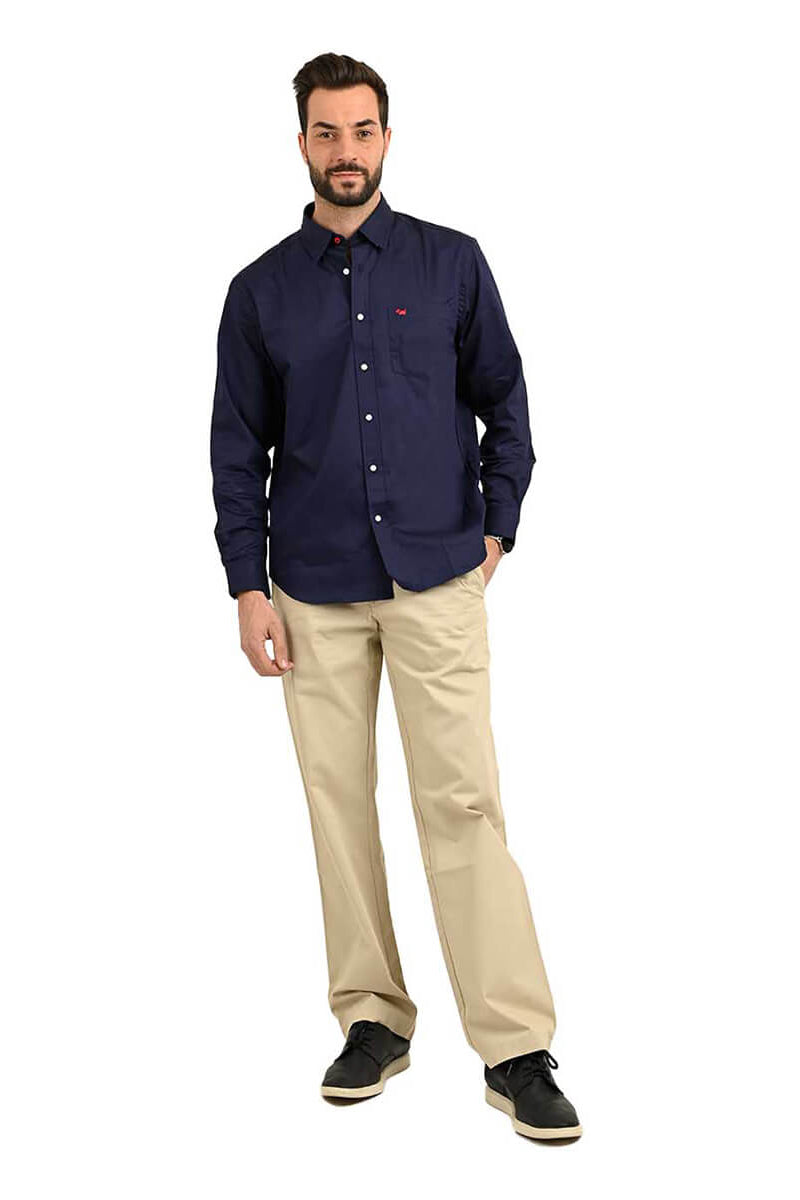 Camisa Gabardina manga larga