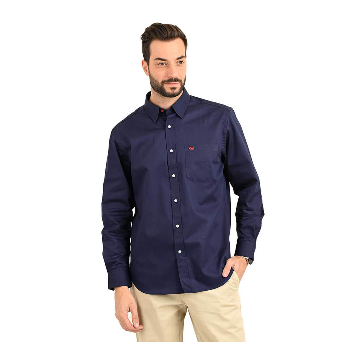 Camisa Gabardina manga larga