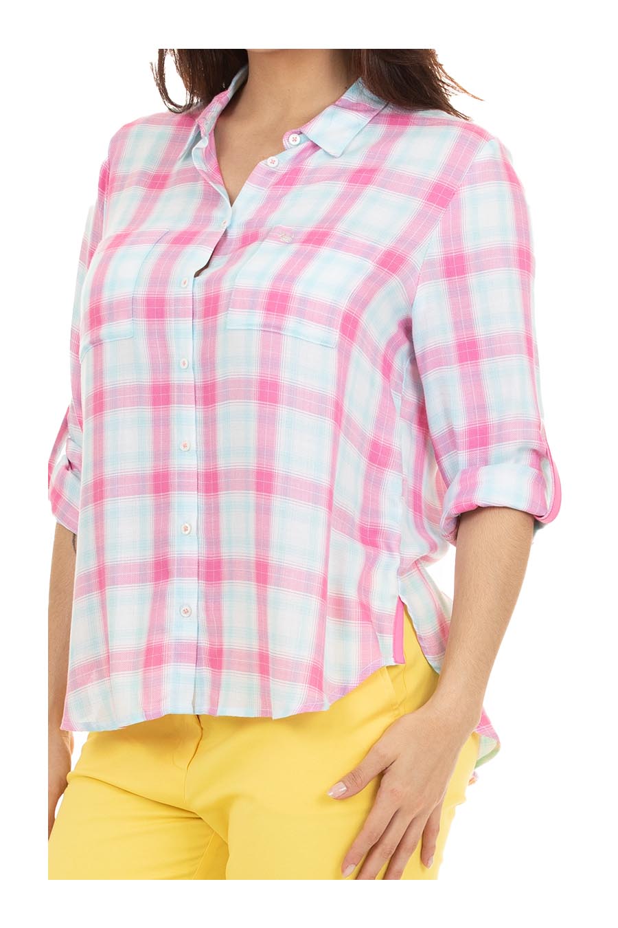 Blusa Gemini Manga Larga Arremangable