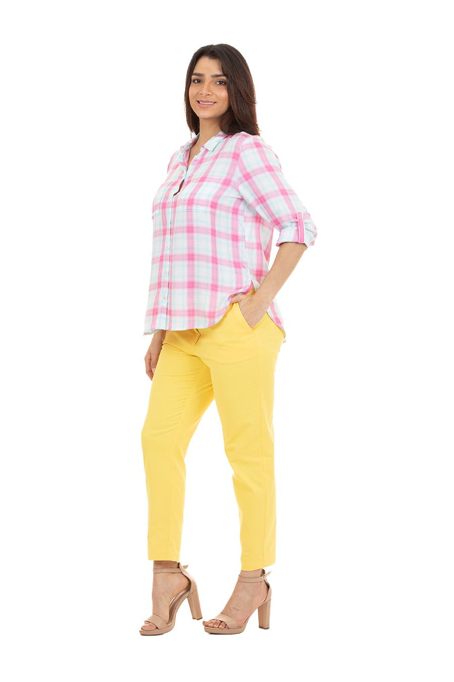 Blusa Gemini Manga Larga Arremangable