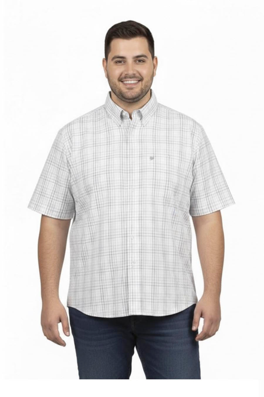 Camisa Hede manga corta Talla extra