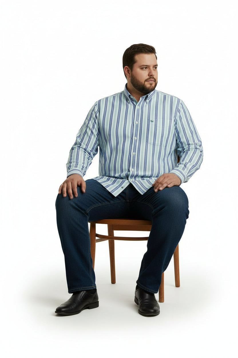 Camisa Carel Manga Larga Talla Extra